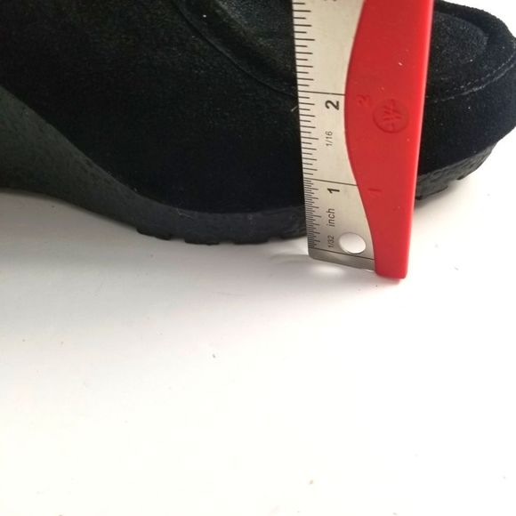 Michael Kors Rory Wedge Booties in Black Suede Size 10M. S659 - Picture 6 of 8